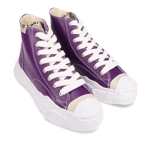 Maison MIHARA YASUHIRO OG LEATHER HITOP PURPLE 20FA-I