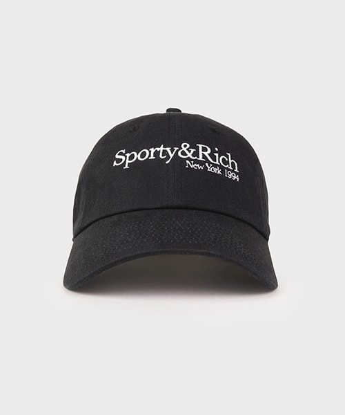 SPORTY＆RICH HWCNY Hat Faded Black