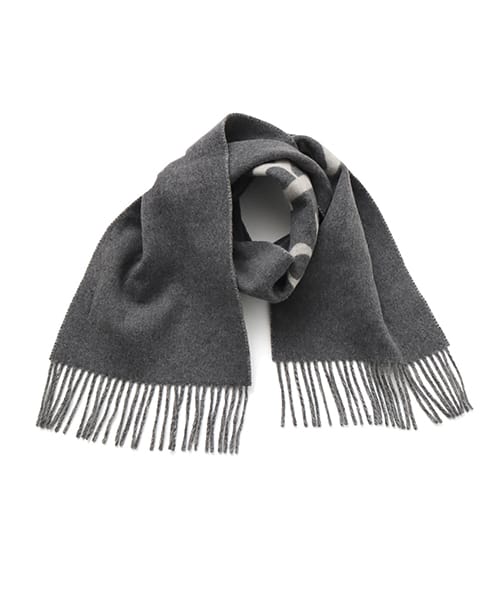 SPORTY＆RICH Big Serif Scarf Gray - グレー