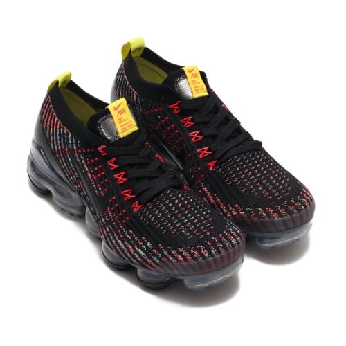 NIKE W AIR VAPORMAX FLYKNIT 3 BLACK/BLACK-BLUE FURY-SONIC YELLOW 19HO-I