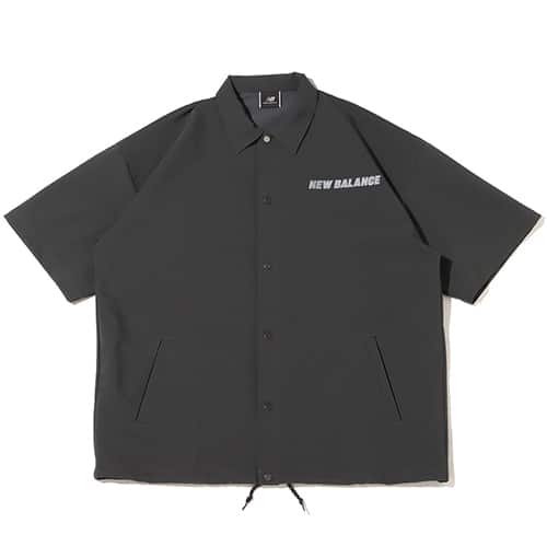 New Balance MET24 Coach Shirt Jacket BLACK TOP 23SS-S