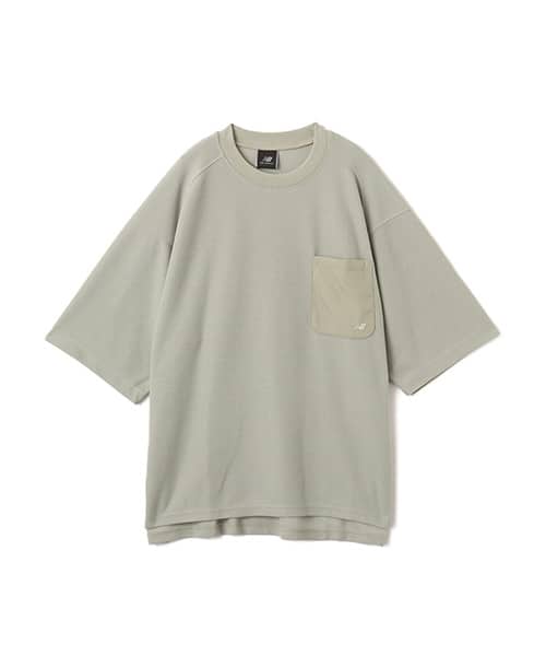 New Balance MET24 Oversized Pocket Tee オリビン