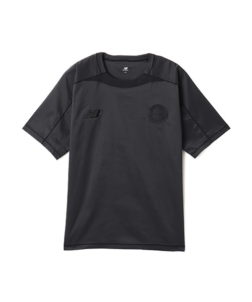 New Balance MESH STRECH WOVEN SHORT SLEEVE SHIRTS ブラック