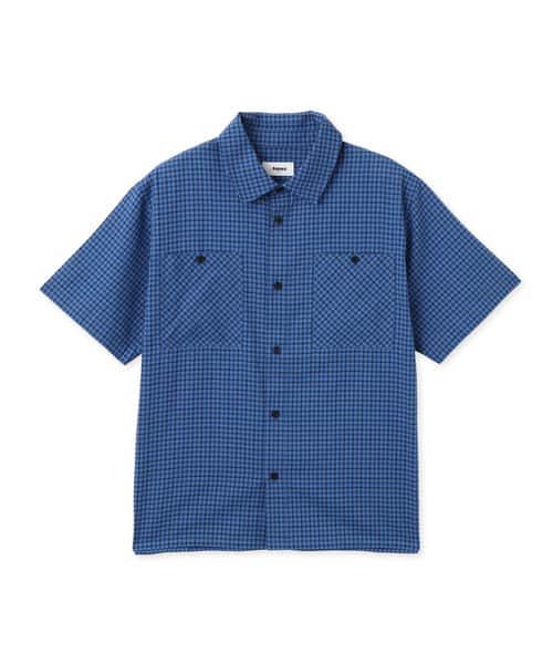 atmos pink Check Short Sleeve Shirt
