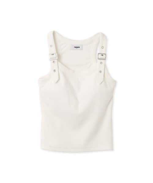 atmos pink Belt Tank Top WHITE - ホワイト