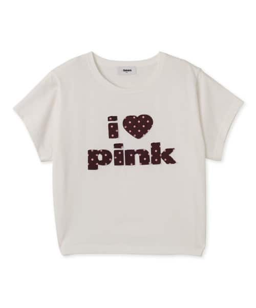 atmos pink I Love pink Dot T-shirt WHITE - ホワイト