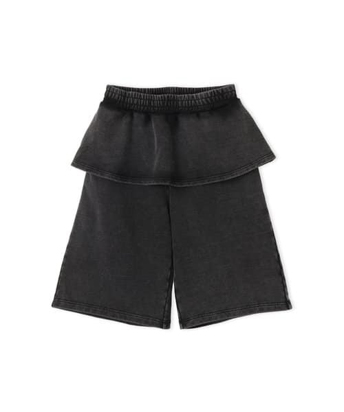 atmos pink Peplum Half Pants BLACK - ブラック