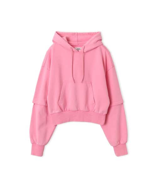 atmos pink Layered Sweat Hoodie PINK - ピンク