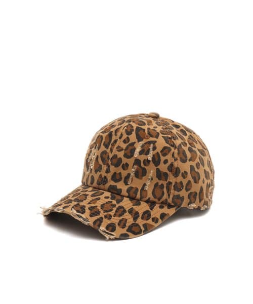 atmos pink Leopard Damage Cap