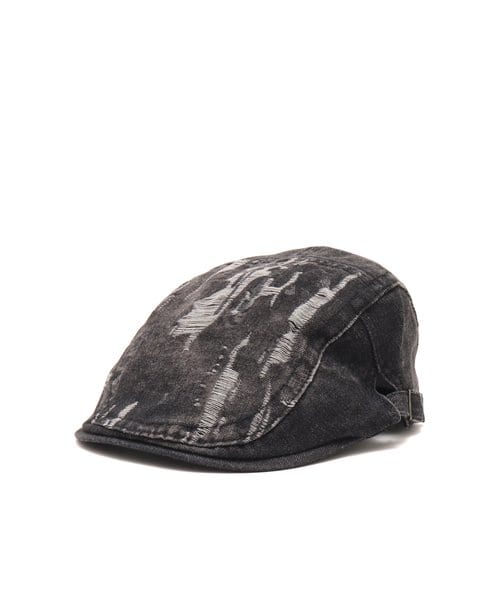 atmos pink Indigo Damage Casquetto BLACK - ブラック