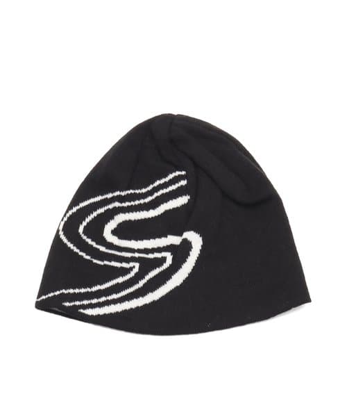 atmos pink Logo Beanie BLACK - ブラック