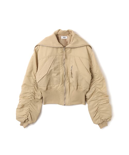 atmos pink Big Collar Bomber Jacket BEIGE - ベージュ