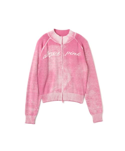 atmos pink Faded Coler Zip-up Cardigan PINK - ピンク