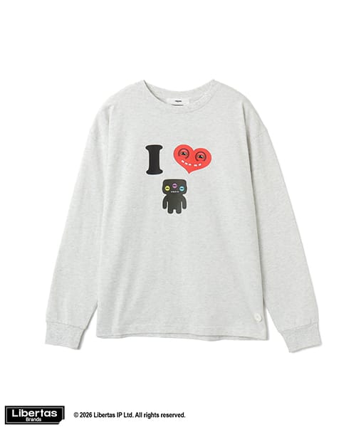 atmos pink x FUGGLER I LOVE FUGGLER LS T-shirt GRAY - グレー