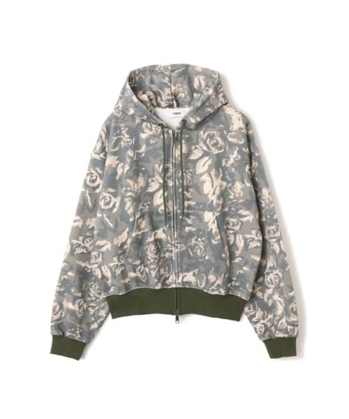 atmos pink Rose Camouflage Zip-up Hoodie KHAKI - カーキ