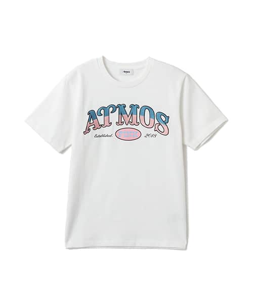 atmos pink Embroidery Logo T-shirt WHITE - ホワイト
