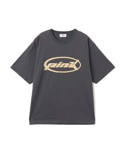 atmos pink Oval Logo T-shirt BLACK - ブラック