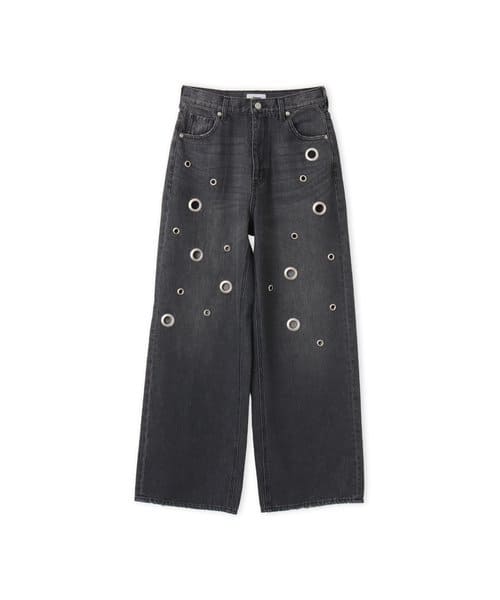 atmos pink Eyelet Denim Pants