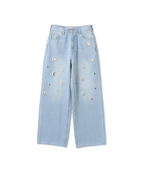 atmos pink Eyelet Denim Pants