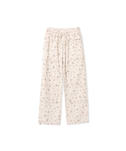 atmos pink Floral Double Knee Frill Pants