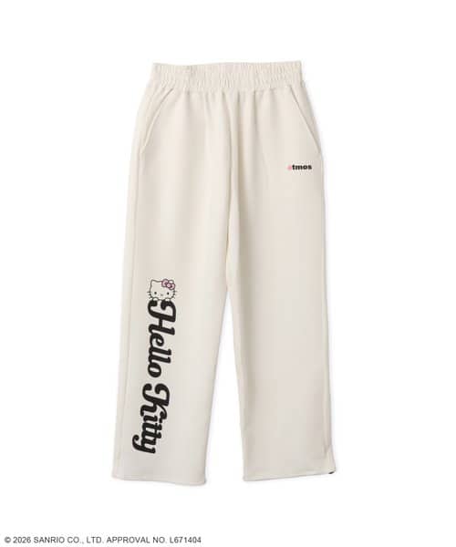 atmos pink x HELLO KITTY Sweat Pants WHITE - ホワイト