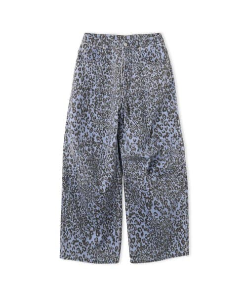 atmos pink Leopard Curve Pants BLUE