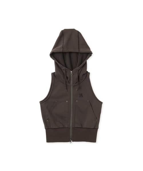 atmos pink No Sleeve Zip-up Hoodie BLACK - ブラック
