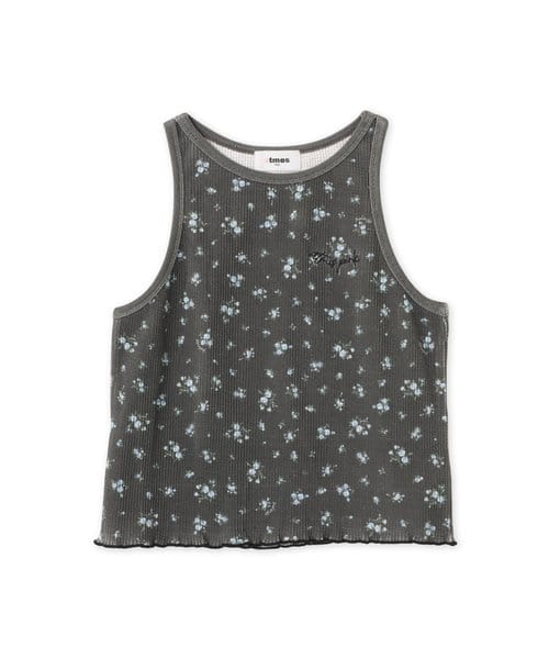 atmos pink Floral Print Tank Top BLACK - ブラック