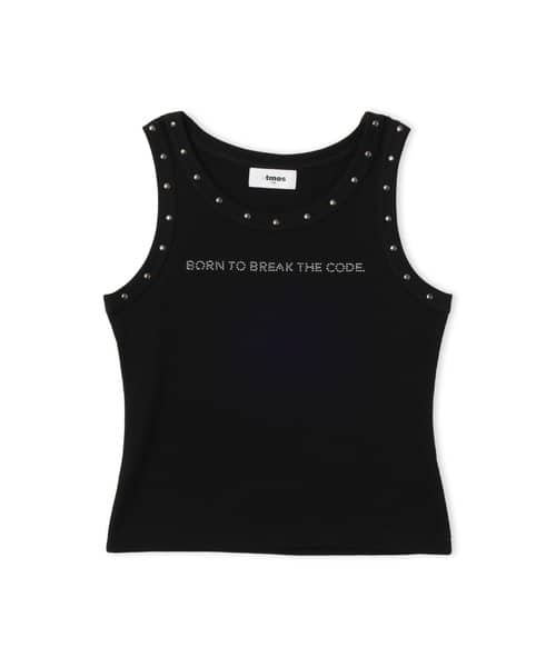 atmos pink Studs Tank Top BLACK アトモス ピンク スタッズ タンクトップ ブラック