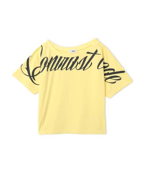 atmos pink Big Logo T-shirt YELLOW - イエロー