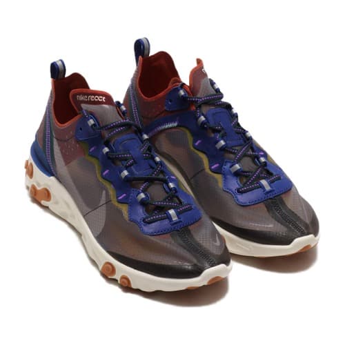 NIKE REACT ELEMENT 87 DSTY PCH/ATMSPHR GRY-DP RYL BL 19SU-S