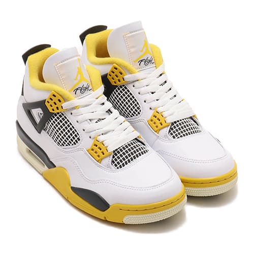 JORDAN BRAND WMNS AIR JORDAN 4 RETRO WHITE/OIL GREEN-DARK ASH ...