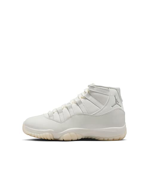 JORDAN BRAND WMNS AIR JORDAN 11 RETRO SAIL/PEARL GREY-WHITE-METALLIC SILVER - グレー
