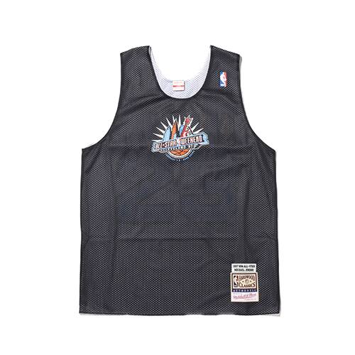 Mitchell & Ness NBA AUTHENTIC PRACTICE JERSEY ALL STAR 1997 MICHAEL JORDAN BLACK/WHITE 20SU-I