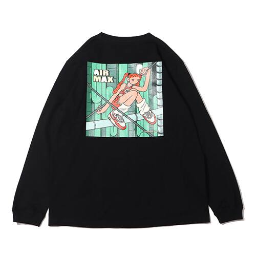 artrA an LS TEE BLACK 22SP-I