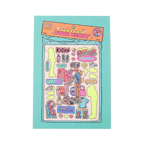 atmos pink JENNY KAORI POST CARD GREEN