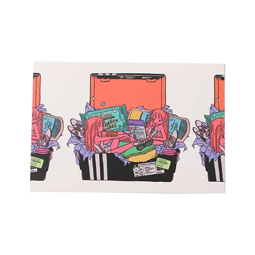 atmos pink JENNY KAORI POST CARD GREY