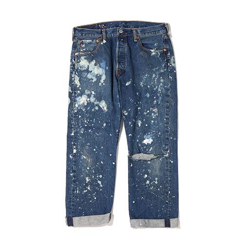 あともす&みいね REMAKE DENIM PANTS INDIGO 22SU-I