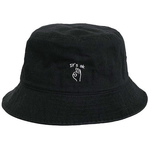 RIVER UP HAND SIGN BUCKET HAT 21SU-I