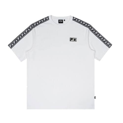 Fila X Bts Logo T Shirt Charcoal fw I