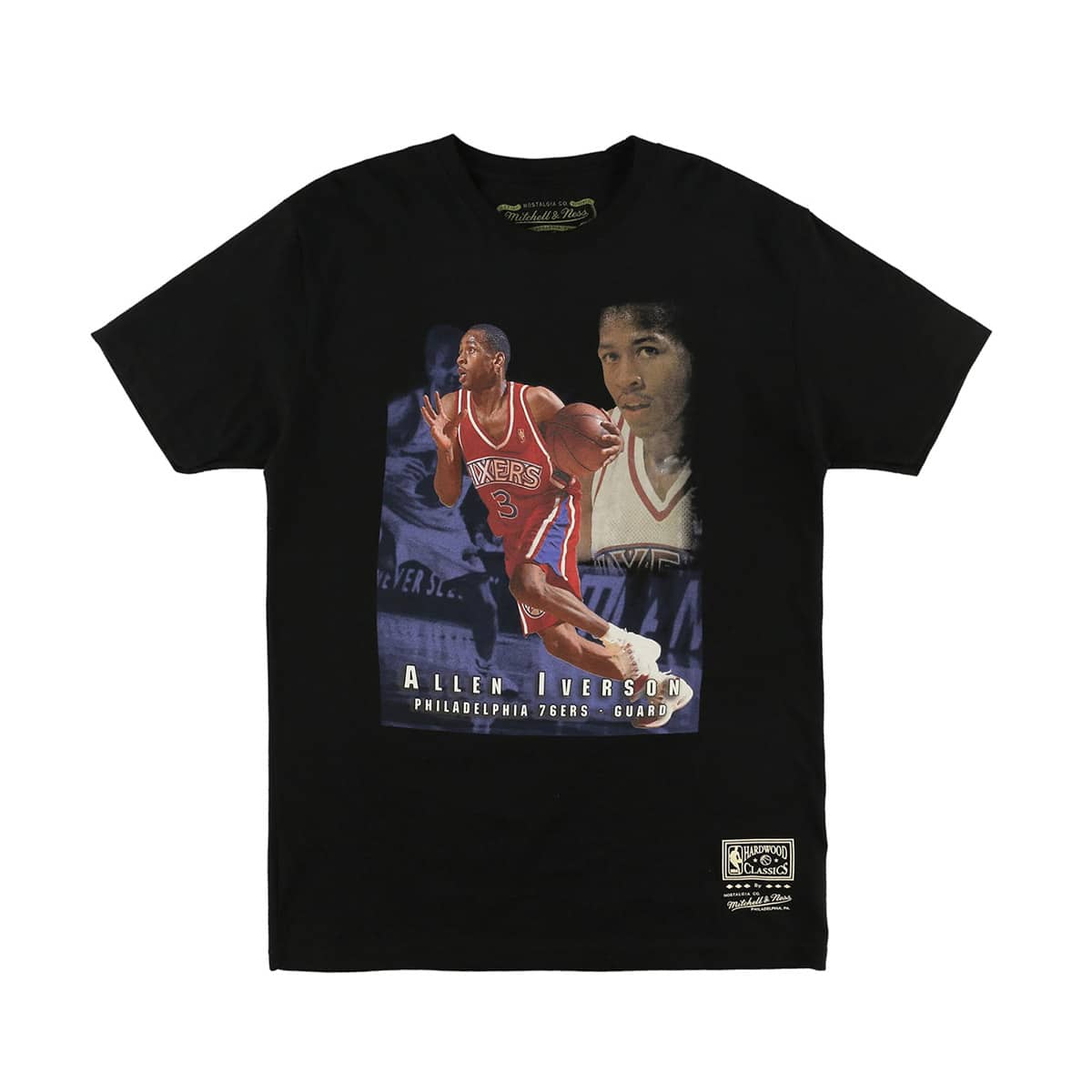 Mitchell & Ness Trading Card Tee - Allen Iverson BLACK 23SS-S