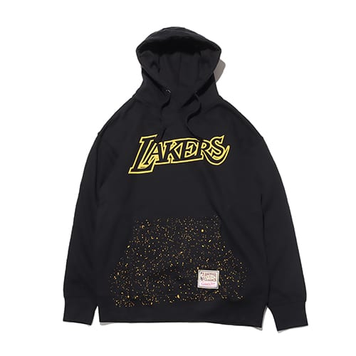 Mitchell & Ness NBA SPECKLE NEP HOODIE LAKERS BLACK 23FW-I