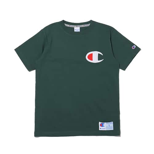 Champion S/S T-SHIRT DARK GREEN 20FW-I
