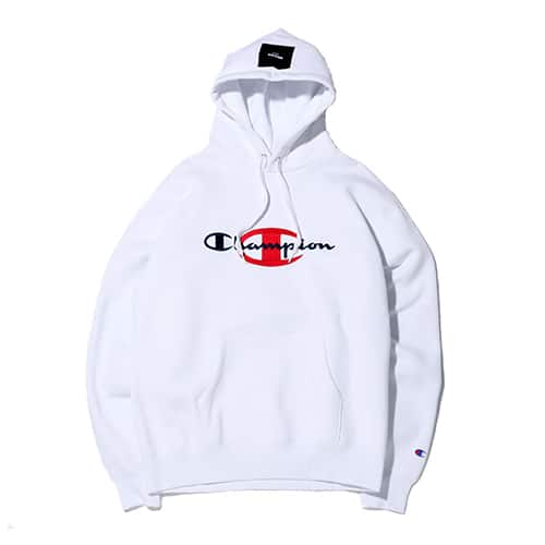 Champion x ATMOS LAB P/O HOODED SWEATSHIRT BLACK 20FW-S