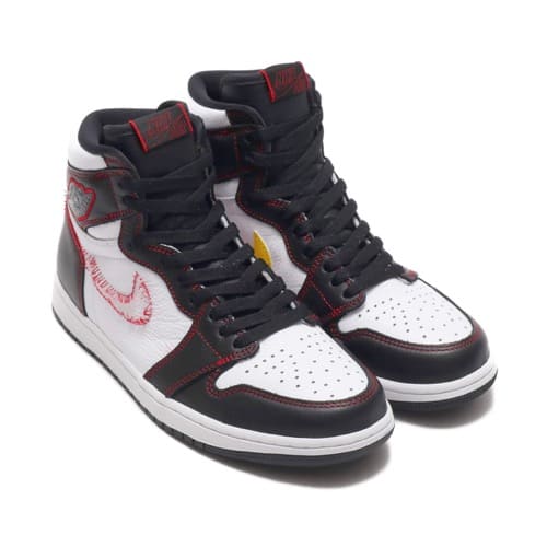 JORDAN BRAND AIR JORDAN 1 HIGH OG DEFIANT BLACK/TOUR YELLOW-WHITE-GYM RED 19FA-S