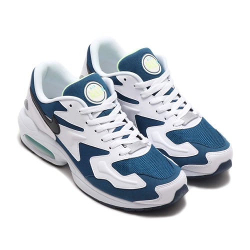 NIKE AIR MAX2 LIGHT VALERIAN BLUE/BLACK-WHITE-AURORA GREEN 20SP-I
