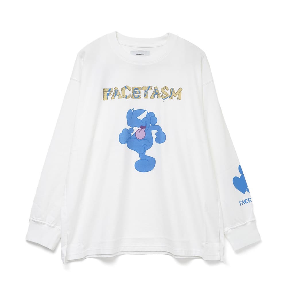 "FACETASM x CPD Mr.SHIRAI PRINT LONG TEE"