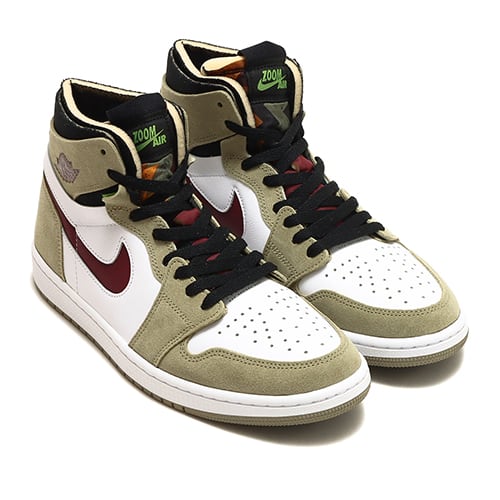 JORDAN BRAND AIR JORDAN 1 ZOOM AIR CMFT NEUTRAL OLIVE/ALTITUDE ...