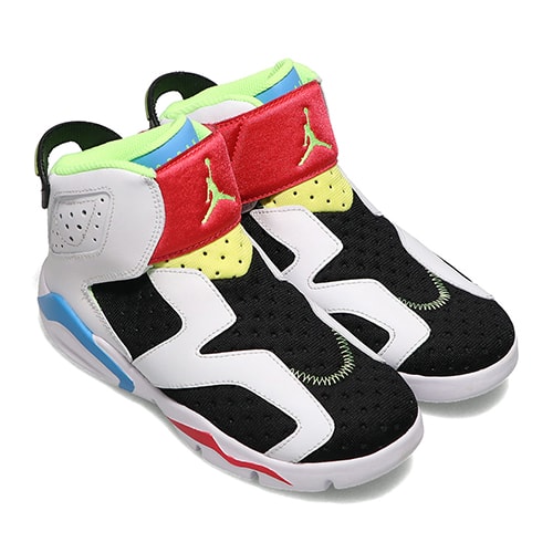 JORDAN BRAND JORDAN 6 RETRO LITTLE FLEX PS WHITE/GHOST GREEN-BLACK-COAST 21SU-I