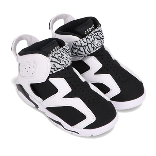 JORDAN BRAND JORDAN 6 RETRO LITTLE FLEX TD WHITE/BLACK-PURE PLATINUM 21SP-I